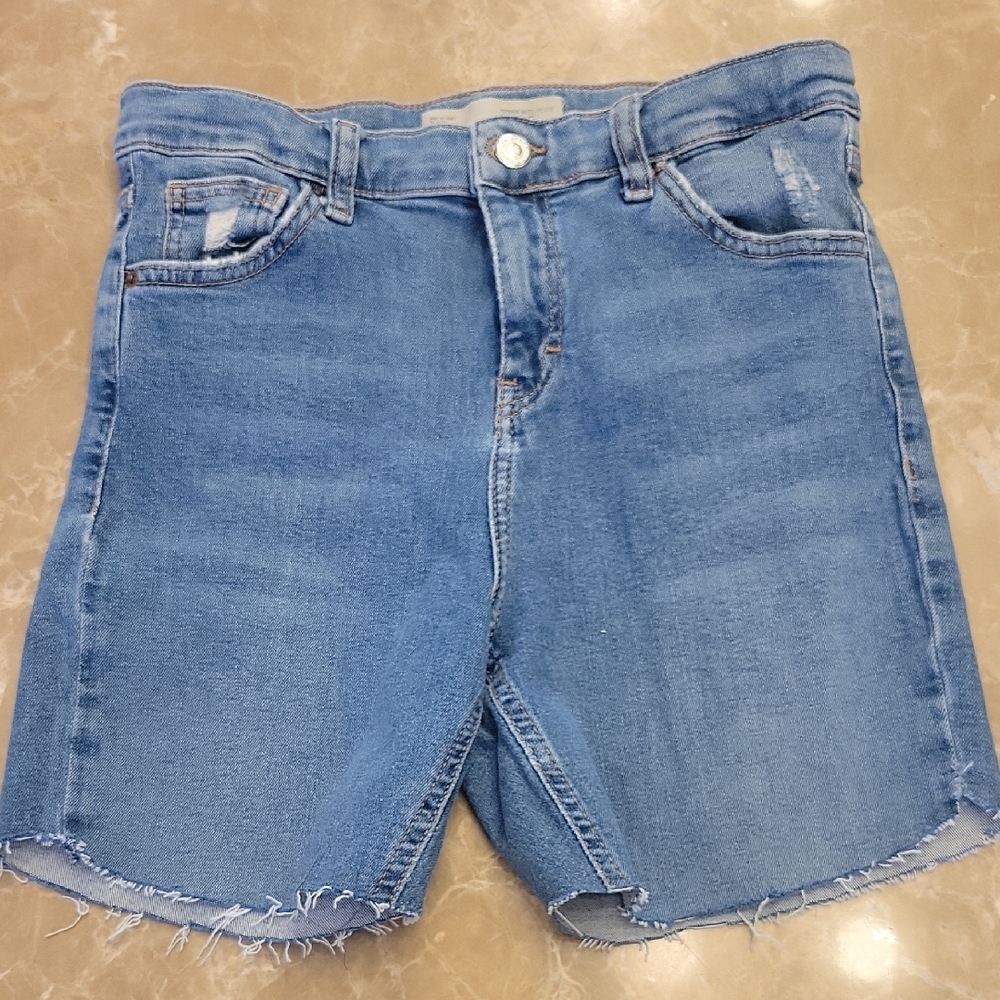 Topshop Jamie Light Blue Denim Pants